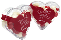 Acrylic Heart filled with Jelly Beans 50g